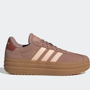 Adidas VL Court Bold Shoes, Mauve, Womens 7.5